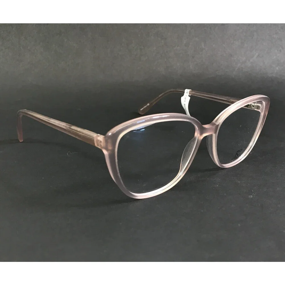 RZ by Rachel Zoe Eyeglasses Frames ARI CRYPK Crytal Pink Cat Eye 55-16-140